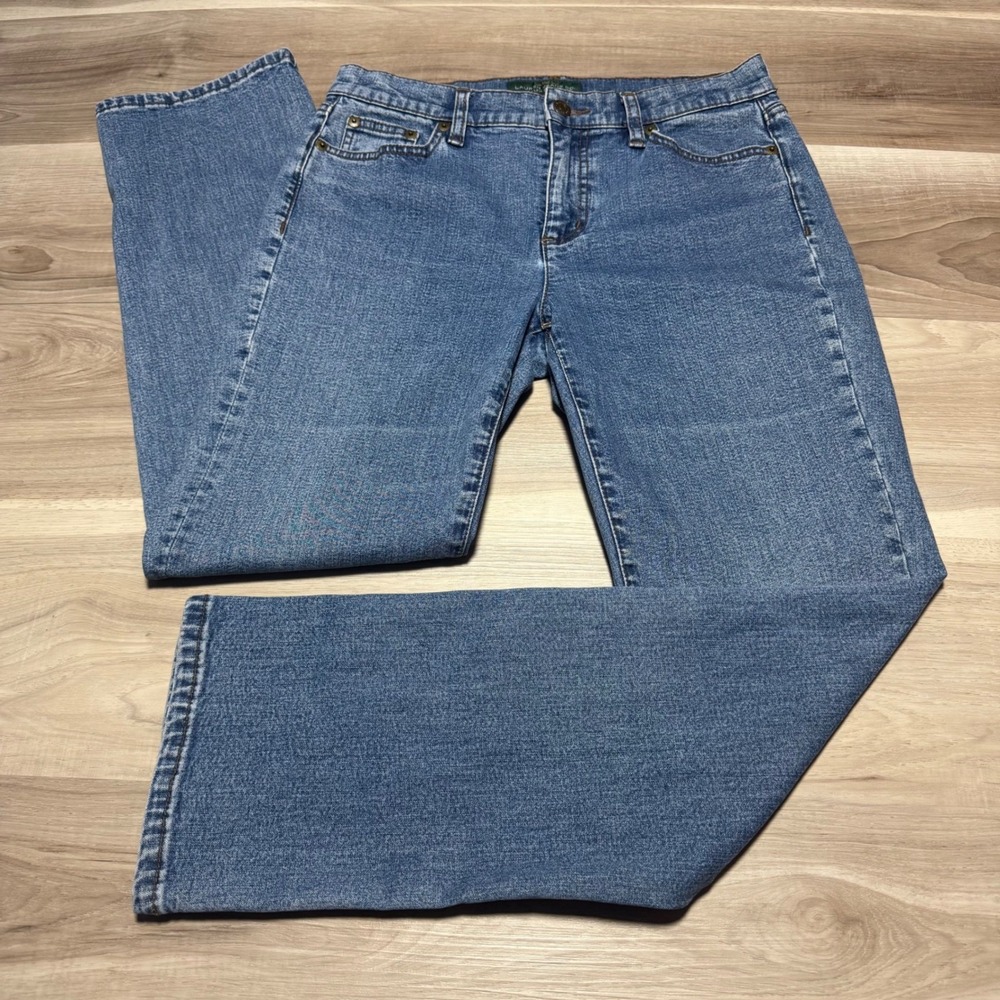 Lauren Ralph Lauren Straight‎ Leg Jeans Womens 6 Blue Stretch Denim LRL Casual